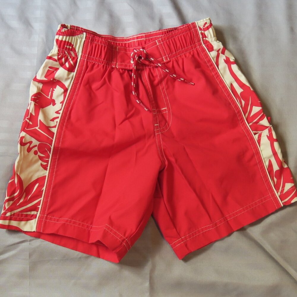 GapKids Boys Red Swim Trunks  Size 4 XS  NWOT